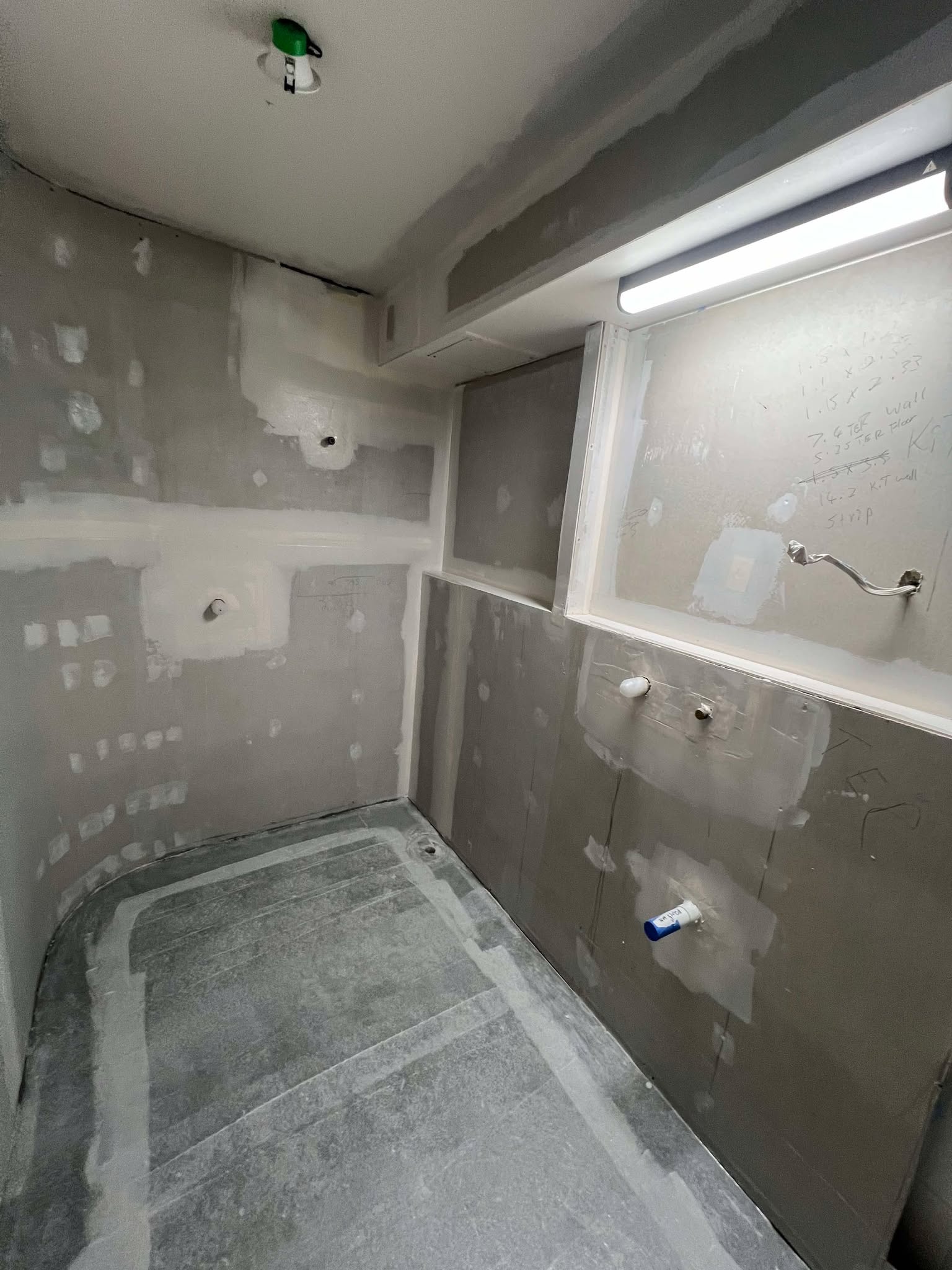 Surface preparation before waterproofing membrane application